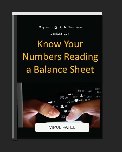 Know Your Numbers Reading a Balance Sheet cover